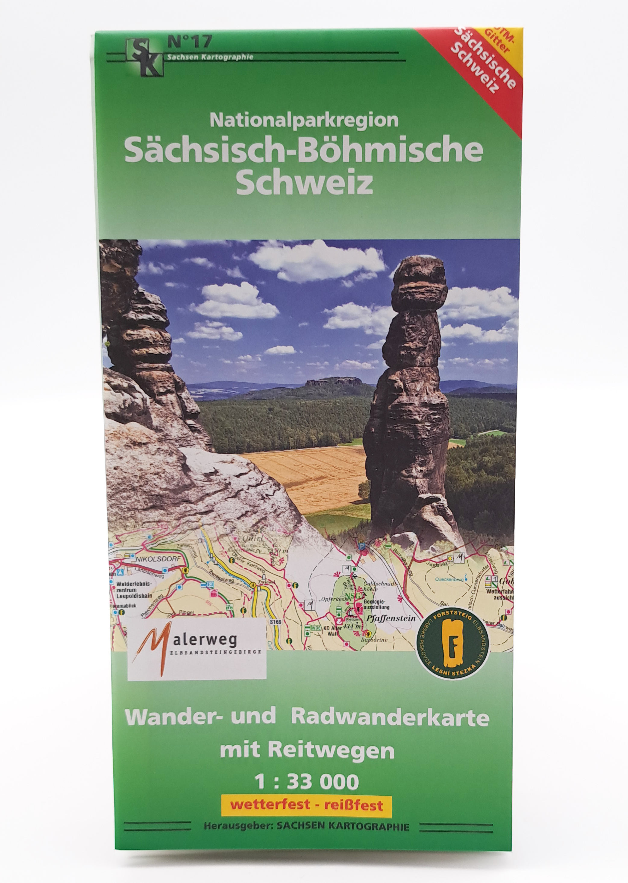 No.17 Nationalparkregion Sächsisch-Böhmische Schweiz - Sachsen Kartographie