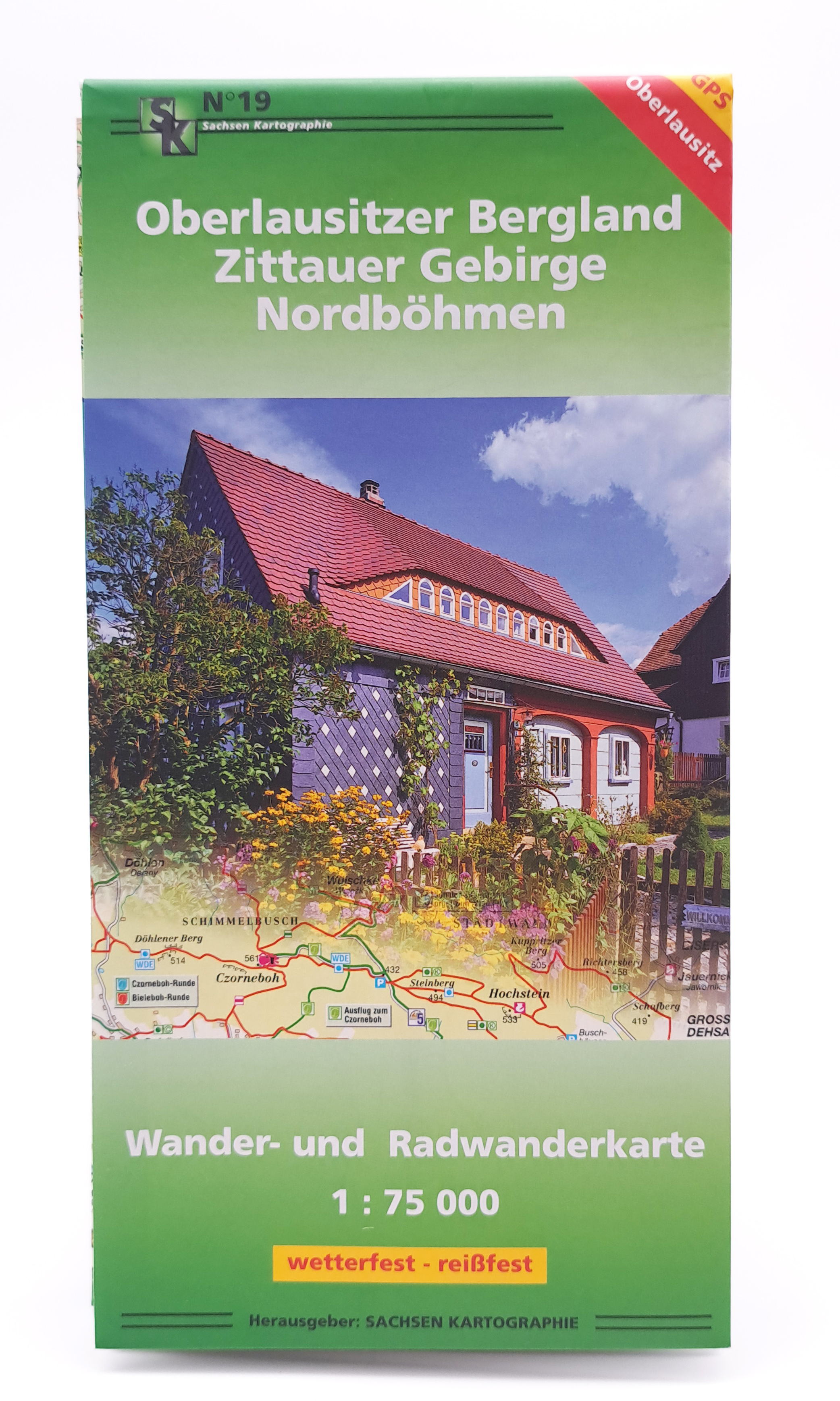 No.19 Oberlausitzer Bergland - Zittauer Gebirge - Nordböhmen - Sachsen Kartographie